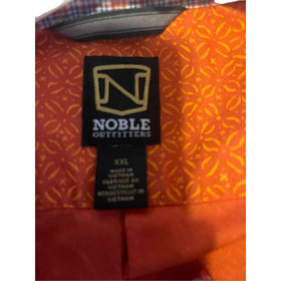 Noble Outfitters Mens Orange Short Sleeve Button-Down Shirt Size XXL - Picture 3 of 10